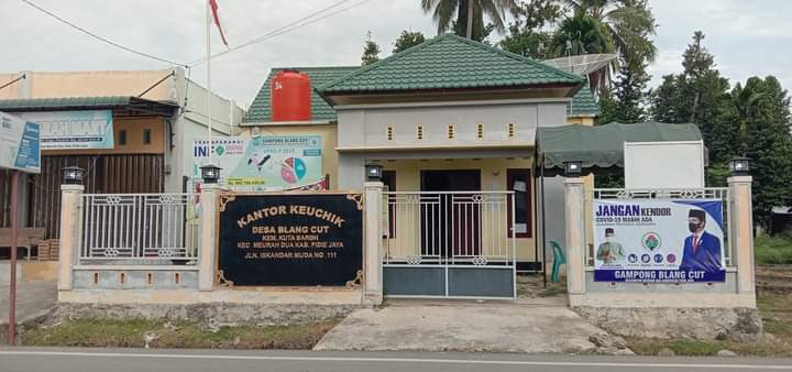 Kantor Keuchik Gampong Blang Cut, Meurah Dua, Pidie Jaya